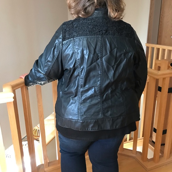 Torrid black leather jacket - Picture 5 of 5